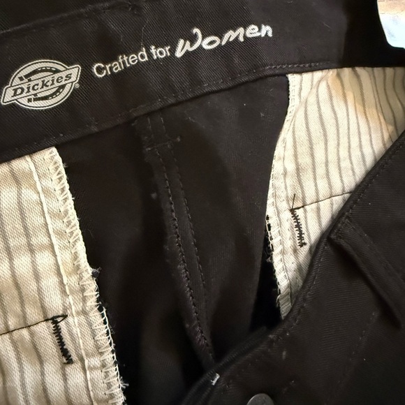 DICKIES Women’s Stretch Twill Skinny Fit Pants Black Size 6 NEW - Picture 6 of 8